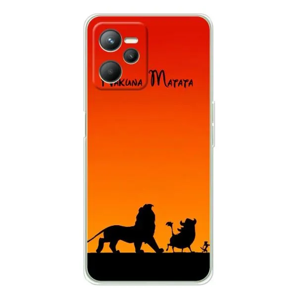 Чохол з принтом «Акуна Матата закат» для Realme C36 Чохол з принтом «Акуна Матата закат» для Realme C36