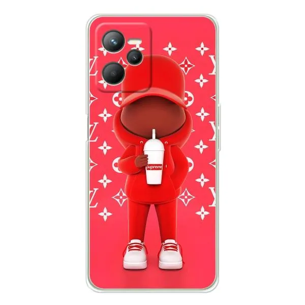 Чехол с принтом «Модный стиль» для Realme C36