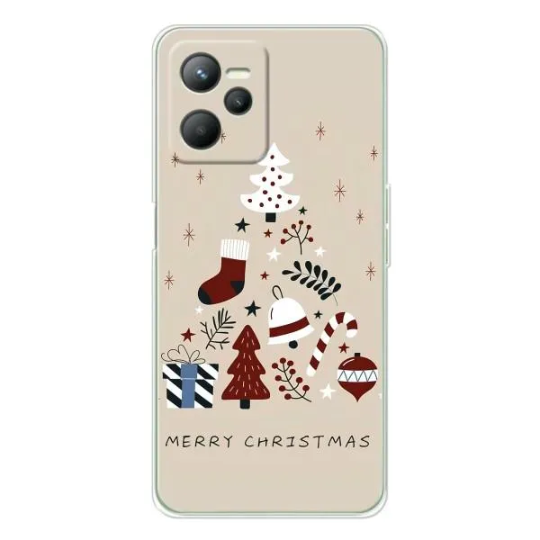 Чехол с принтом «Merry Christmas» для Realme C36