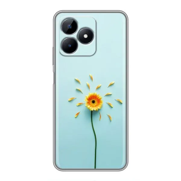 Чохол з принтом «Жовта квітка» для Realme C51 Чохол з принтом «Жовта квітка» для Realme C51