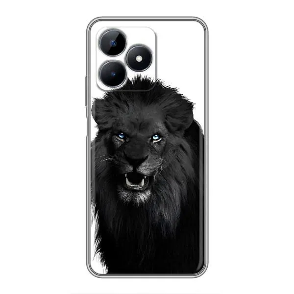 Чехол с принтом «Черный ЛЕВ» для Realme C51