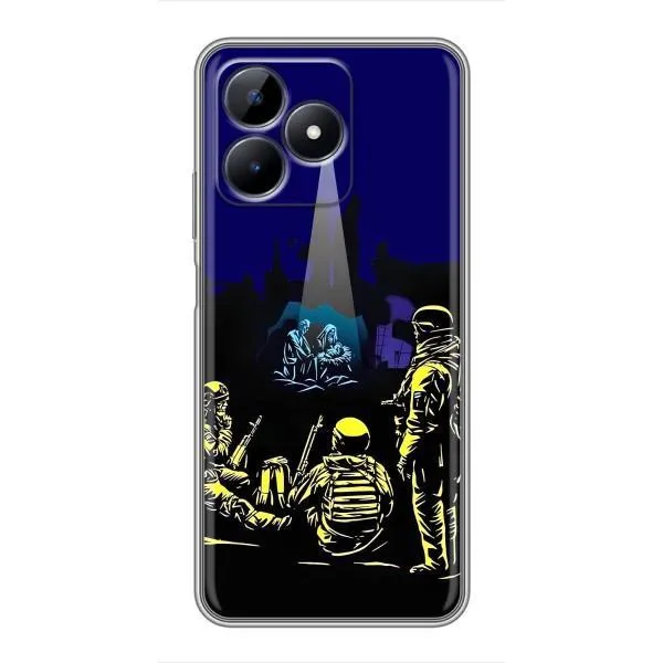 Чехол с принтом «Рождество в Украине» для Realme C51