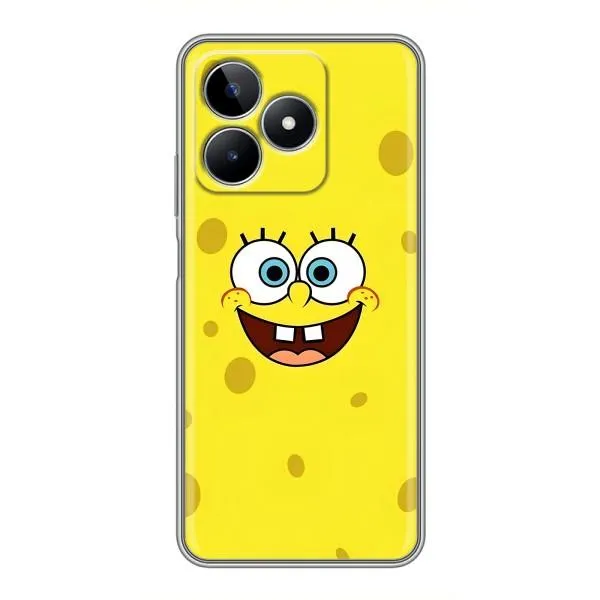 Чехол с принтом «Мордашка Спанч Боба» для Realme C53 Чехол с принтом «Мордашка Спанч Боба» для Realme C53