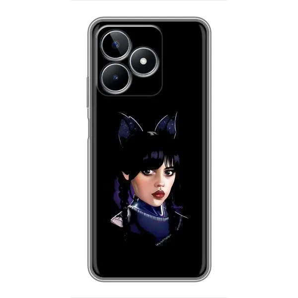 Чехол с принтом «серьезная Уэнздей» для Realme C53