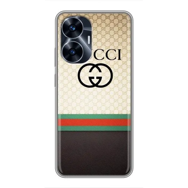 Чехол с принтом «GUCCI стиль» для Realme C55 Чехол с принтом «GUCCI стиль» для Realme C55