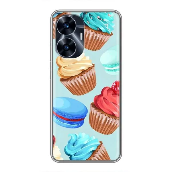 Чехол с принтом «Кексики» для Realme C55