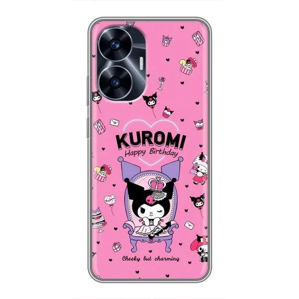 Чехол с принтом «KUROMI» для Realme C55