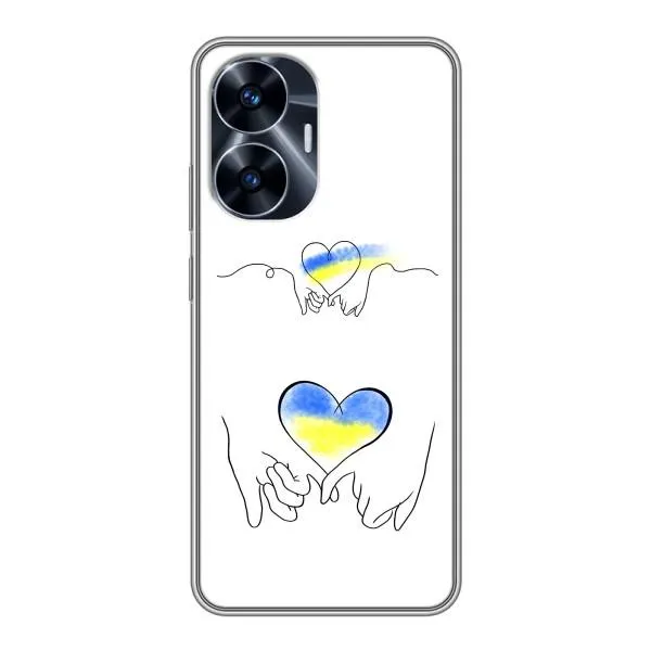 Чехол с принтом «Мир Украине» для Realme C55