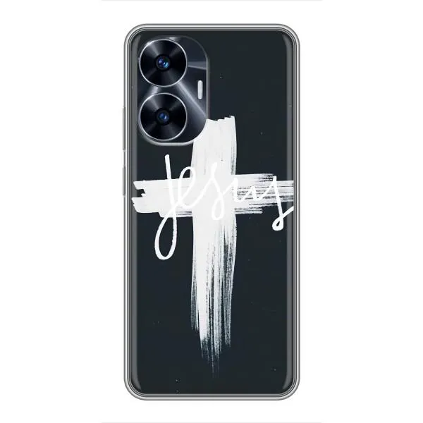 Чехол с принтом «Иисус» для Realme C55