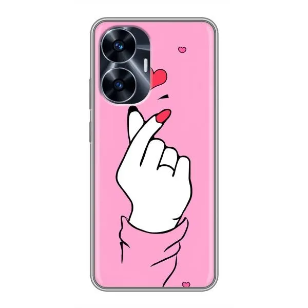 Чехол с принтом «Знак Love» для Realme C55
