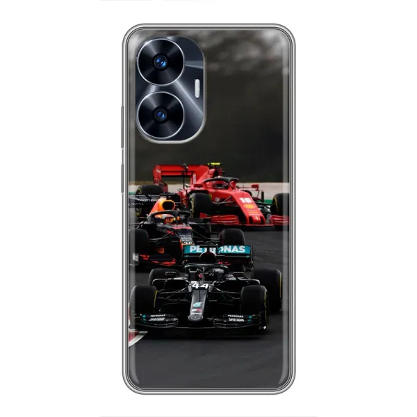 Чохол з принтом «Гонка Формула 1» для Realme C55