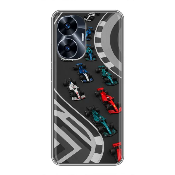 Чохол з принтом «Траса Ф1» для Realme C55