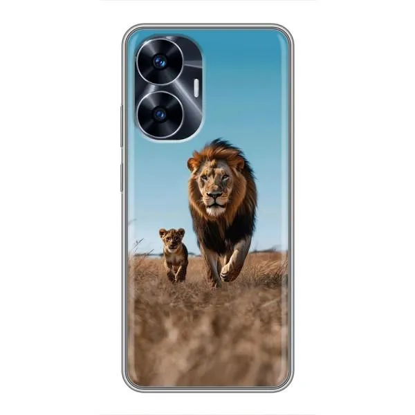 Чохол з принтом «Мусафа та Сімба» для Realme C55
