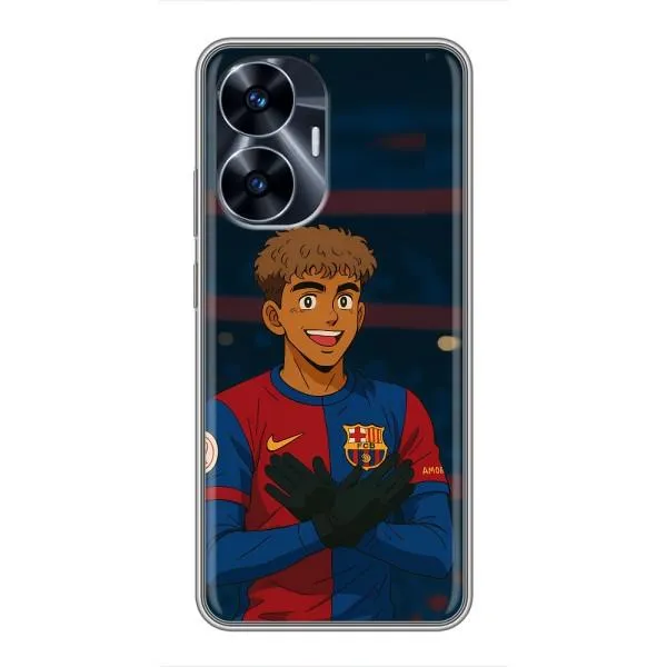Чехол с принтом «Футболист Ямаль» для Realme C55