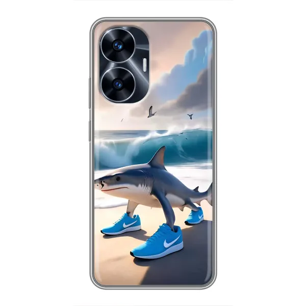 Чехол с принтом «Тралалело тралала» для Realme C55
