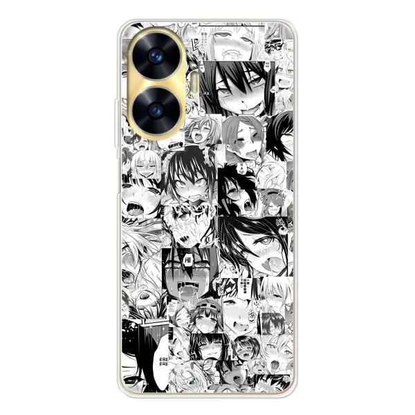 Чехол с принтом «Ahegao manga» для Realme C56