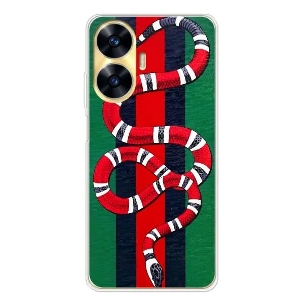 Чехол с принтом «Gucci змия» для Realme C56