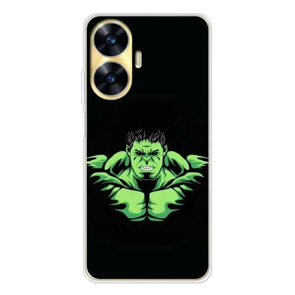 Чехол с принтом «Зелёный Халк» для Realme C56