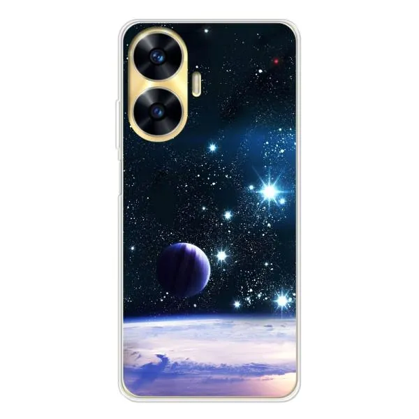 Чехол с принтом «Космический вид» для Realme C56