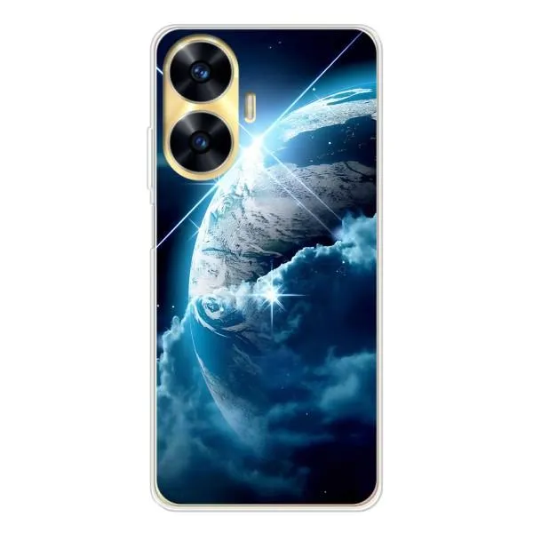 Чехол с принтом «Земля с космоса» для Realme C56