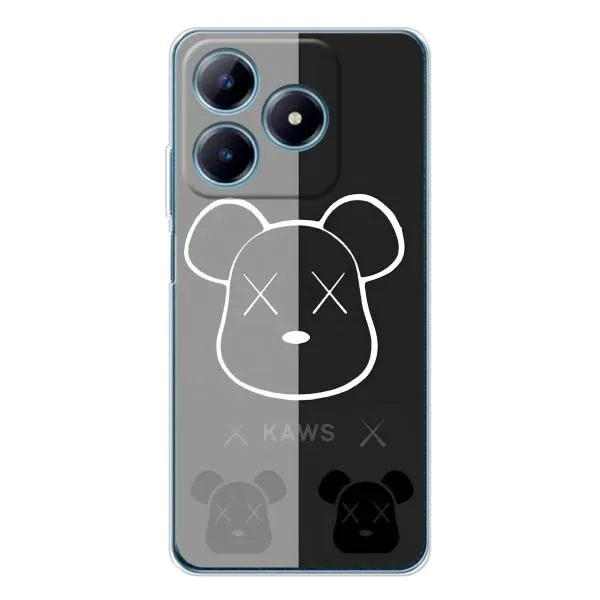 Чехол с принтом «БеарБрик глаза» для Realme C61