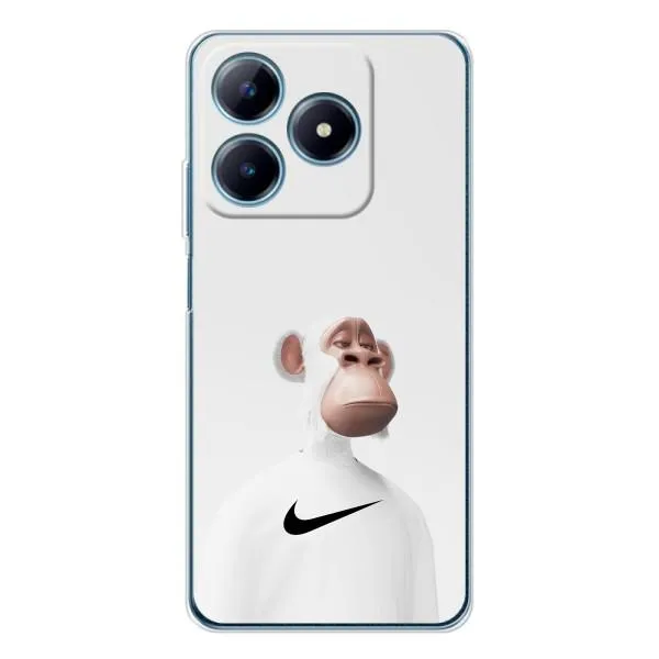 Чехол с принтом «обезьяна NFT Nike» для Realme C61