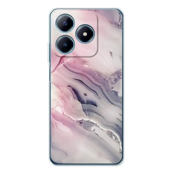 Чехол с принтом «Пурпурный Мрамор» для Realme C61 Чехол с принтом «Пурпурный Мрамор» для Realme C61