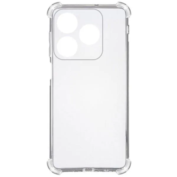 TPU чехол GETMAN Ease logo усиленные углы Full Camera для Realme C63 4G — Прозрачный — фото 2