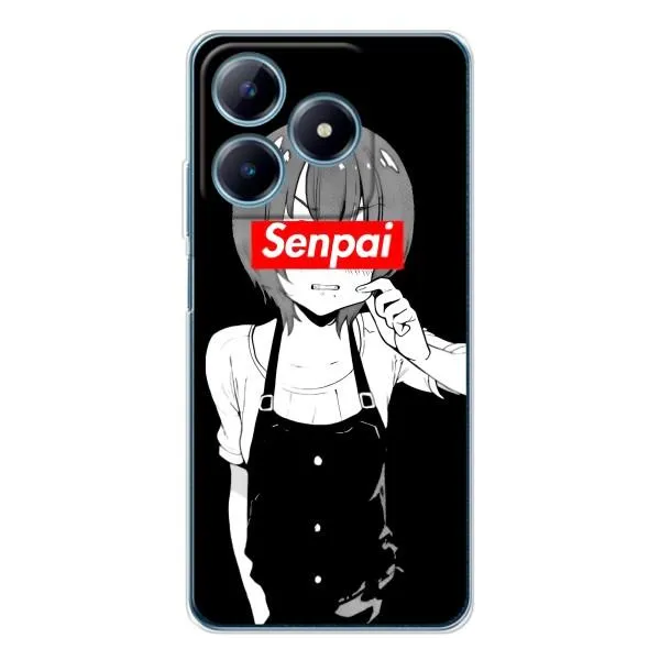 Чохол з принтом «Senpai» для Realme C63 4G