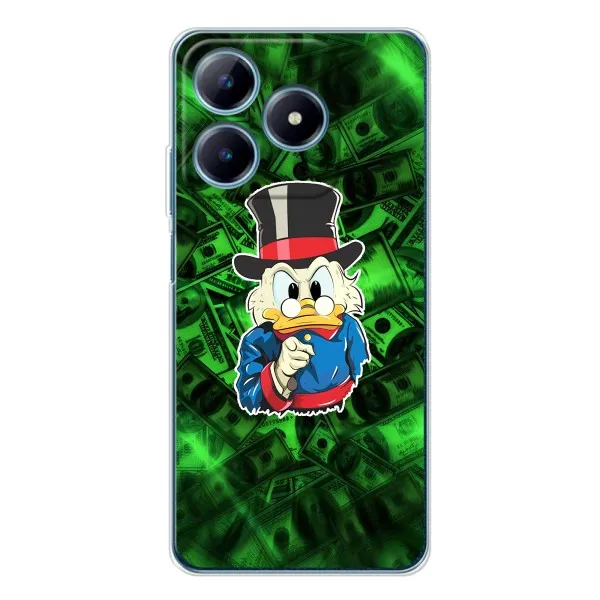 Чехол с принтом «Скрудж МакДак» для Realme C63 4G