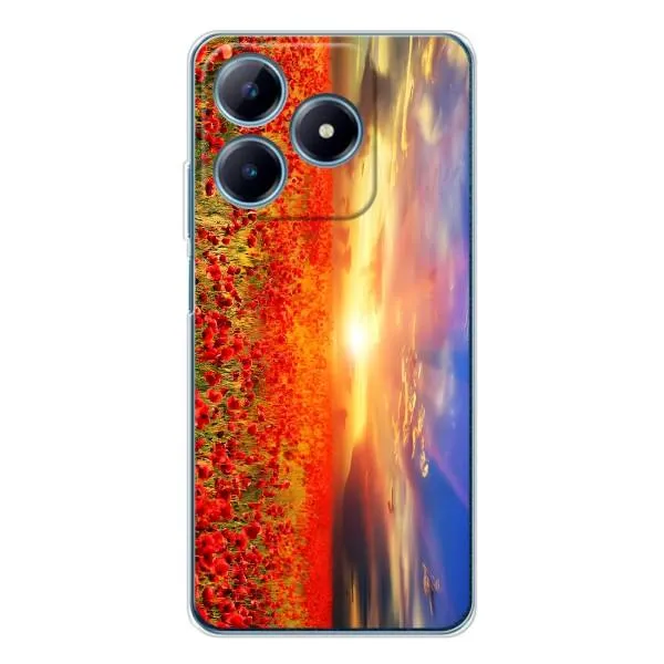 Чохол з принтом «Поле тюльпанів» для Realme C63 4G