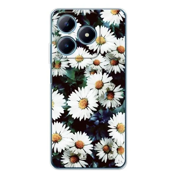 Чохол з принтом «Ромашки» для Realme C63 4G