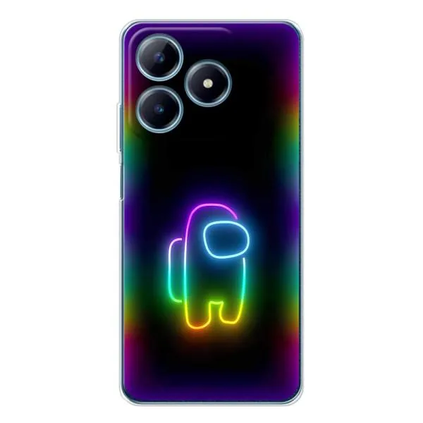 Чехол с принтом «Яркий скин» для Realme C63 4G