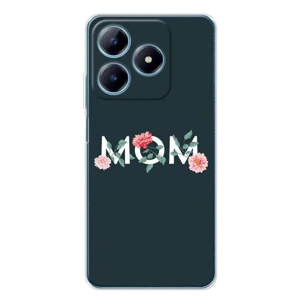 Чехол с принтом «Mom дизайн» для Realme C63 4G