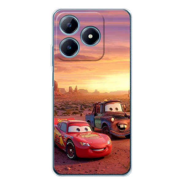 Чехол с принтом «Маквин и Метр» для Realme C63 4G