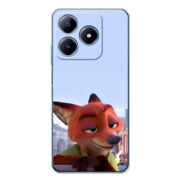 Чехол с принтом «Лис Ник» для Realme C63 4G