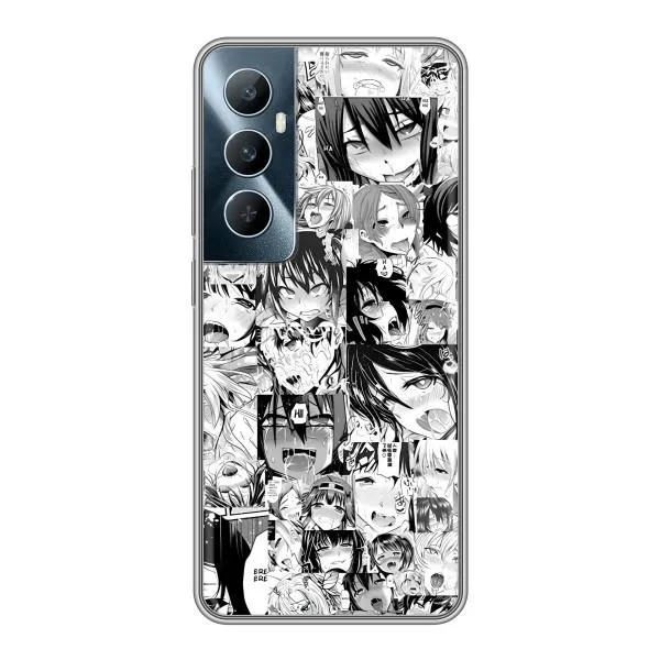 Чехол с принтом «Ahegao manga» для Realme C65