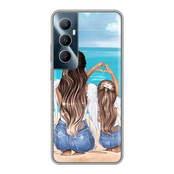 Чехол с принтом «Мама с доченькой» для Realme C65