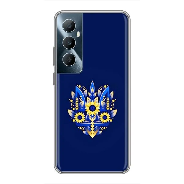 Чехол с принтом «Цветочный Герб» для Realme C65