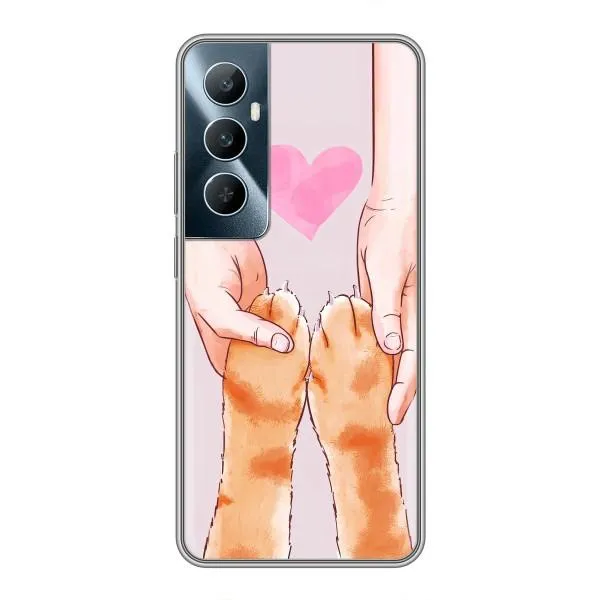 Чехол с принтом «Любовь к котикам» для Realme C65