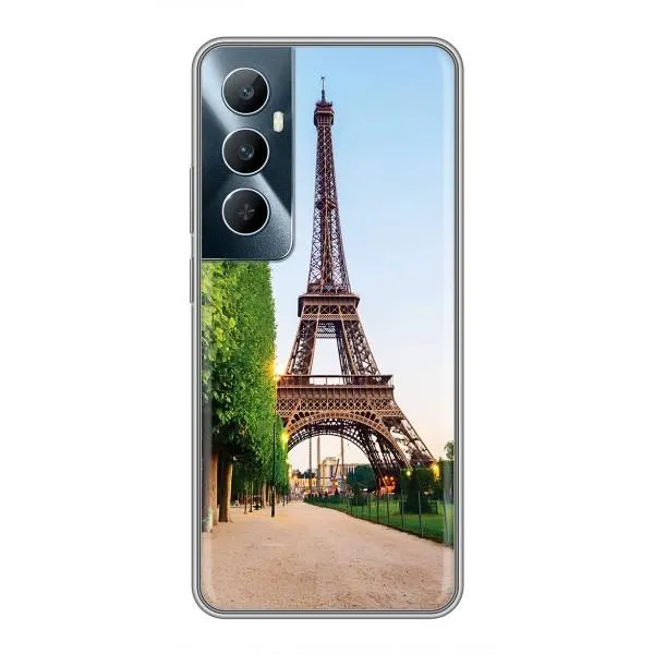 Чехол с принтом «Дорога в Париж» для Realme C65