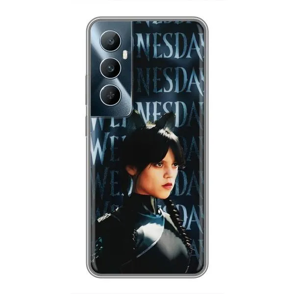 Чехол с принтом «Уэнздей кошка» для Realme C65 Чехол с принтом «Уэнздей кошка» для Realme C65