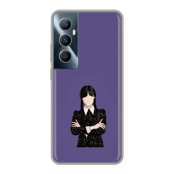 Чехол с принтом «Уэнздей в черном» для Realme C65 Чехол с принтом «Уэнздей в черном» для Realme C65