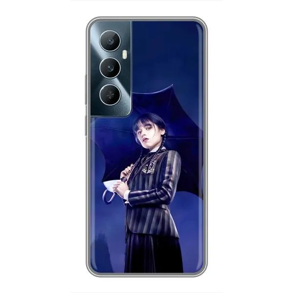 Чехол с принтом «Уэнздей с зонтом» для Realme C65 Чехол с принтом «Уэнздей с зонтом» для Realme C65