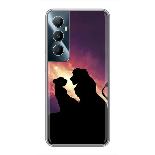 Чохол з принтом «Силует Сімба і Налу» для Realme C65