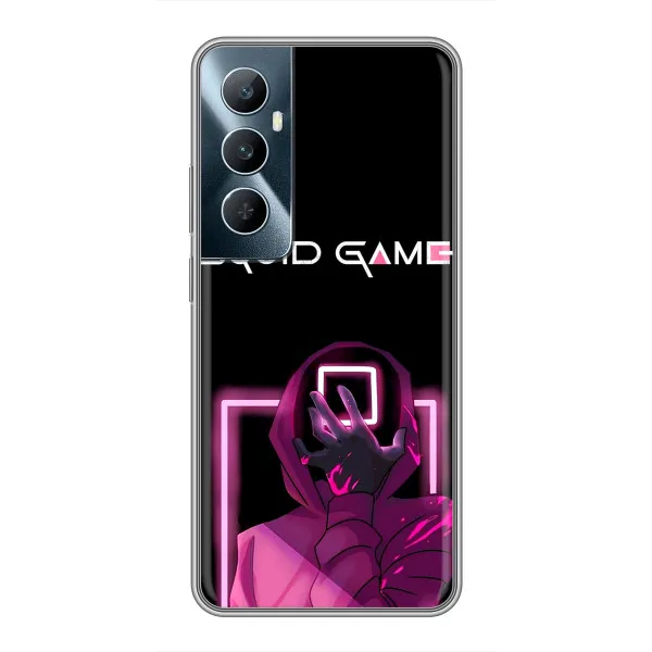 Чехол с принтом «Неоновый охранник игры» для Realme C65