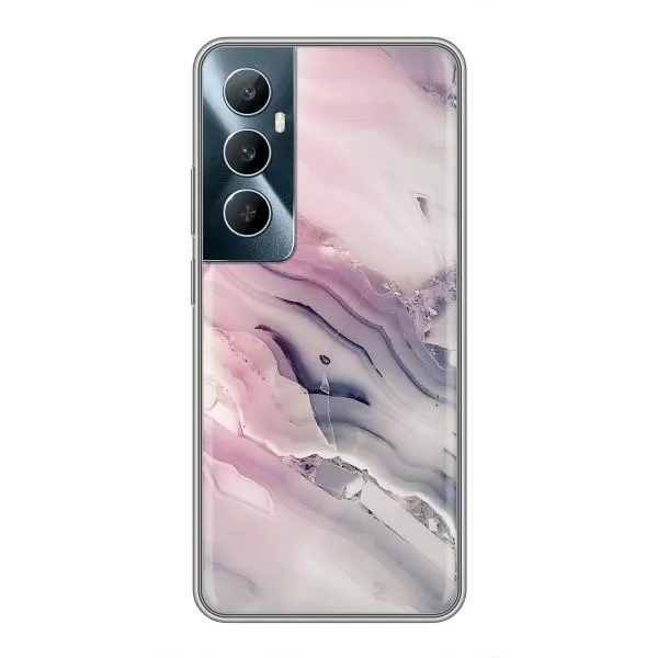 Чехол с принтом «Пурпурный Мрамор» для Realme C65