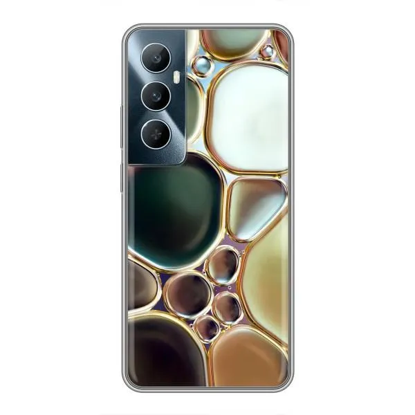 Чехол с принтом «Радужный Мрамор» для Realme C65