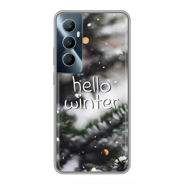 Чехол с принтом «Hello winter» для Realme C65