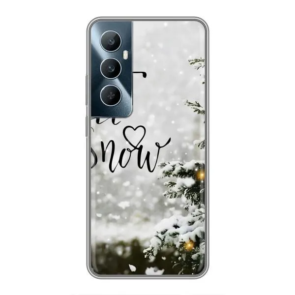 Чехол с принтом «Let it snow» для Realme C65